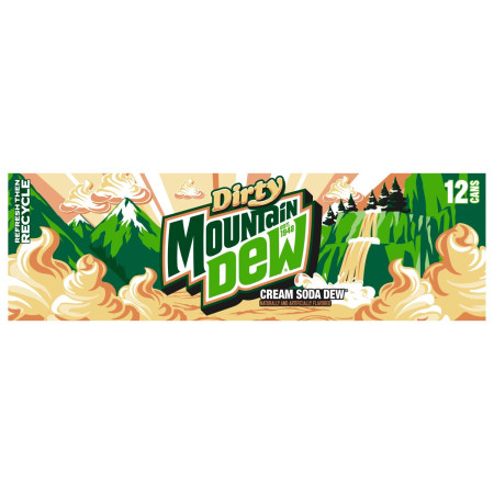 chi tiết USA 355ml Mountain Dew Dirty Cream Soda (12)