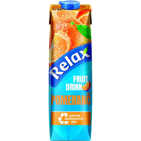detail Relax Fruit 1L Pomeranč (x12)
