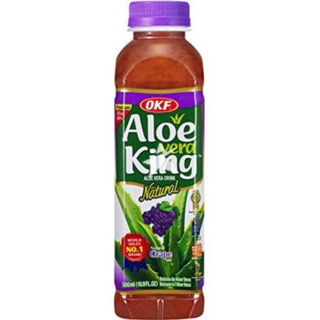 chi tiết OKF Aloe Vera 0,5L King Grape