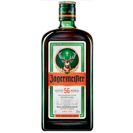 chi tiết Jagermeister 0,35L 35%