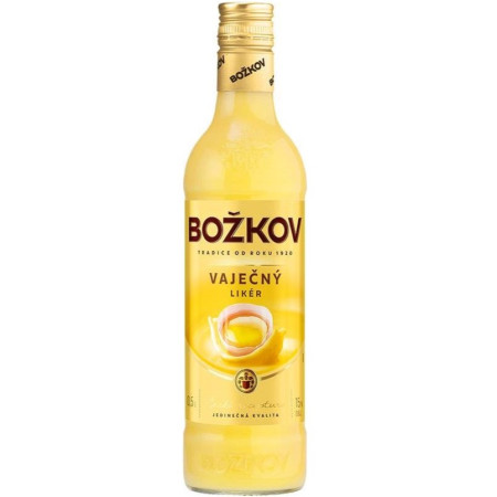 chi tiết Bozkov 0,5L Vaječný Likér 15%