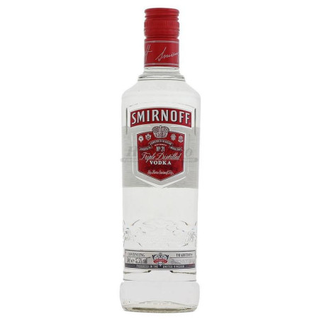 chi tiết Smirnoff Red Vodka 0,5L 37,5%