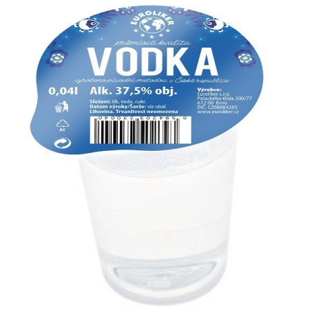 detail Euroliker 0,04L Vodka 37,5% (50)