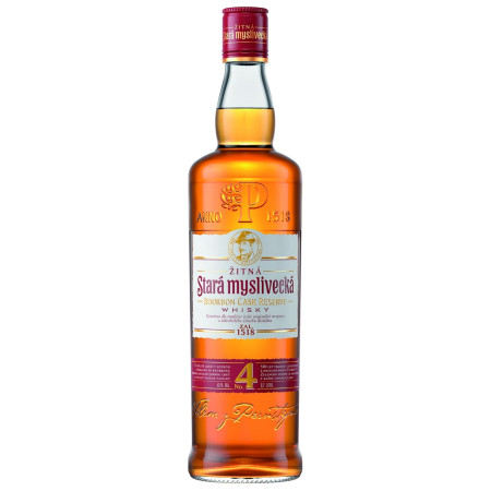 chi tiết Stará Myslivecká Bourbon 4YO Whisky 40% 700ml