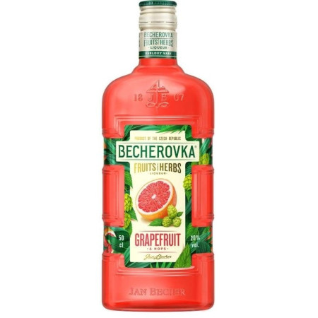 chi tiết Becherovka 0,5L Grapefruit&Hops 20% (x12)