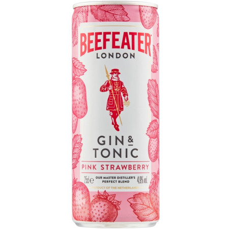 chi tiết Beefeater & Tonic Pink 0,25L 4,9%