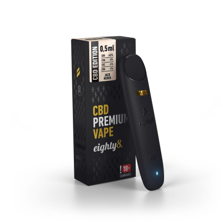 chi tiết E8 Vape CBD 0,5ml Jack Herer