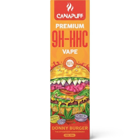 chi tiết CanaPuff Vape 9H-HHC Donny Burger
