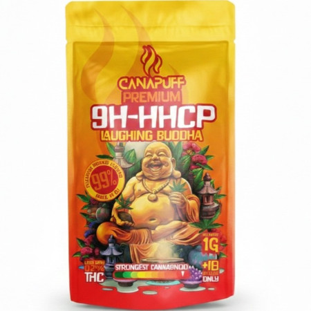 chi tiết CanaPuff Květy 9H-HHCP 99% Laughing Buddha