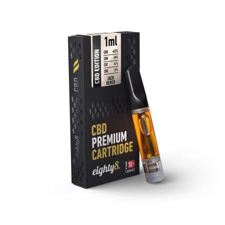 chi tiết E8 Cartridge 1ml CBD Jack Herer