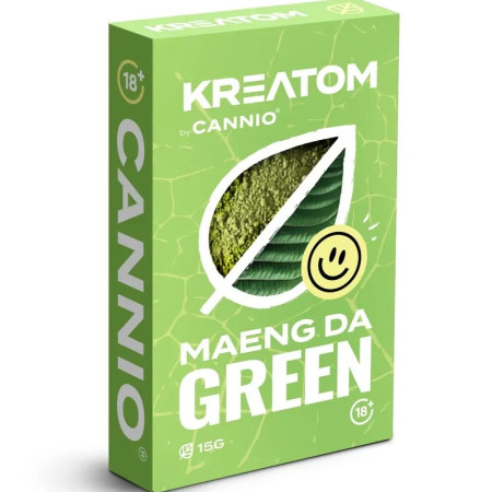 chi tiết Cannio Kratom 15g Green Maeng Da