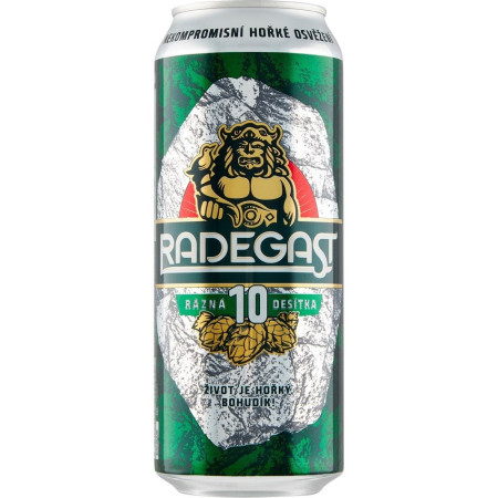 detail Radegast 0,5L 10° PLECH
