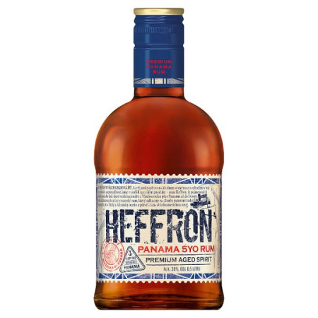 chi tiết Heffron Panama 5YO 0,5L 38%