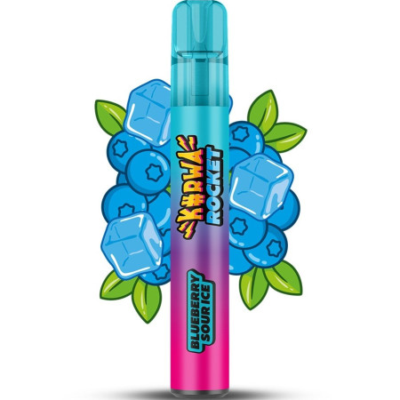 chi tiết Kurwa Rocket 1200 Blueberry Sour Ice