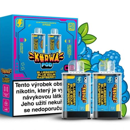 chi tiết Kurwa Pod 2x2ML Blueberry Blue Sour Raspberry