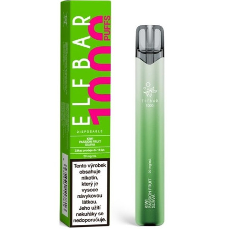 chi tiết Elfbar 1000 Kiwi Passion Fruit Guava
