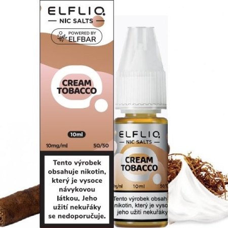 chi tiết Elfliq 10ML Cream Tobacco