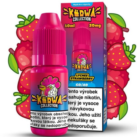 chi tiết Kurwa E-Liquid 10ML Lychee Strawberry