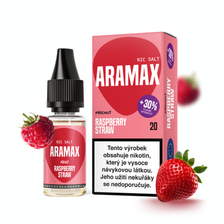 chi tiết Aramax 10ML Raspberry Straw