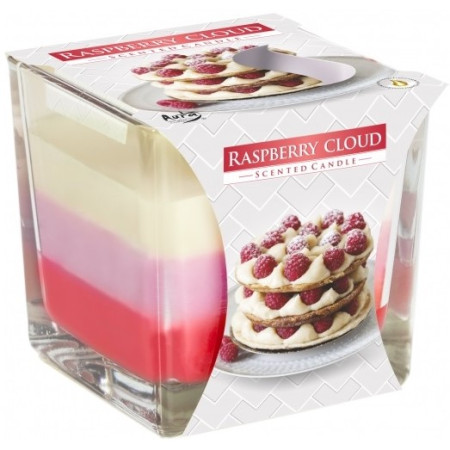 chi tiết Bispol svíčka Raspberry Cloud