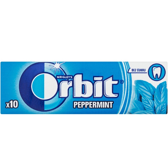 Orbit 14g Peppermint (30) Vinafoods.cz